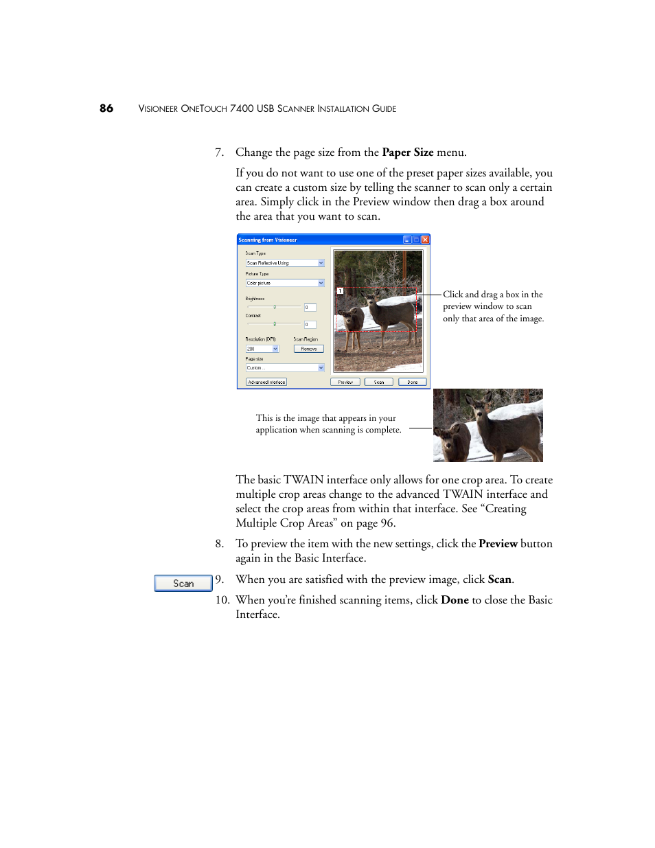 Visioneer OneTouch 7400 User Manual | Page 91 / 122