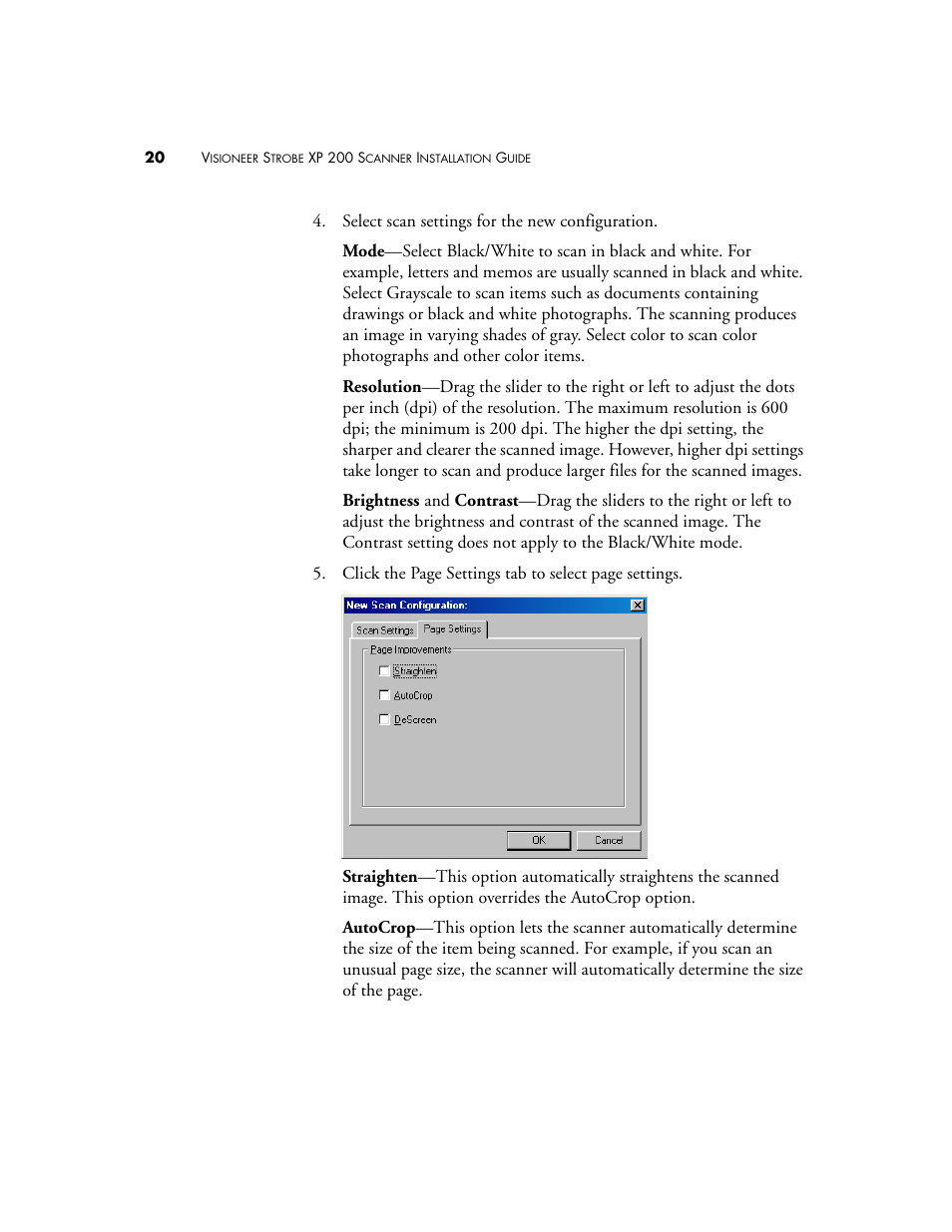 Visioneer Strobe XP 200 User Manual | Page 24 / 48
