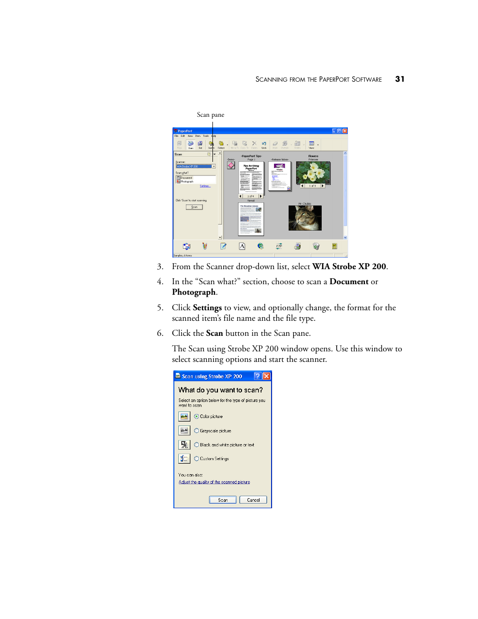 Visioneer Strobe XP 200 User Manual | Page 35 / 48