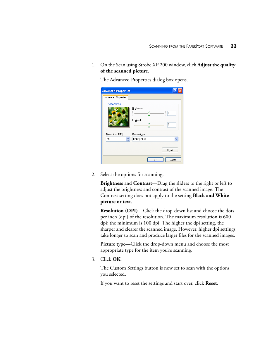 Visioneer Strobe XP 200 User Manual | Page 37 / 48