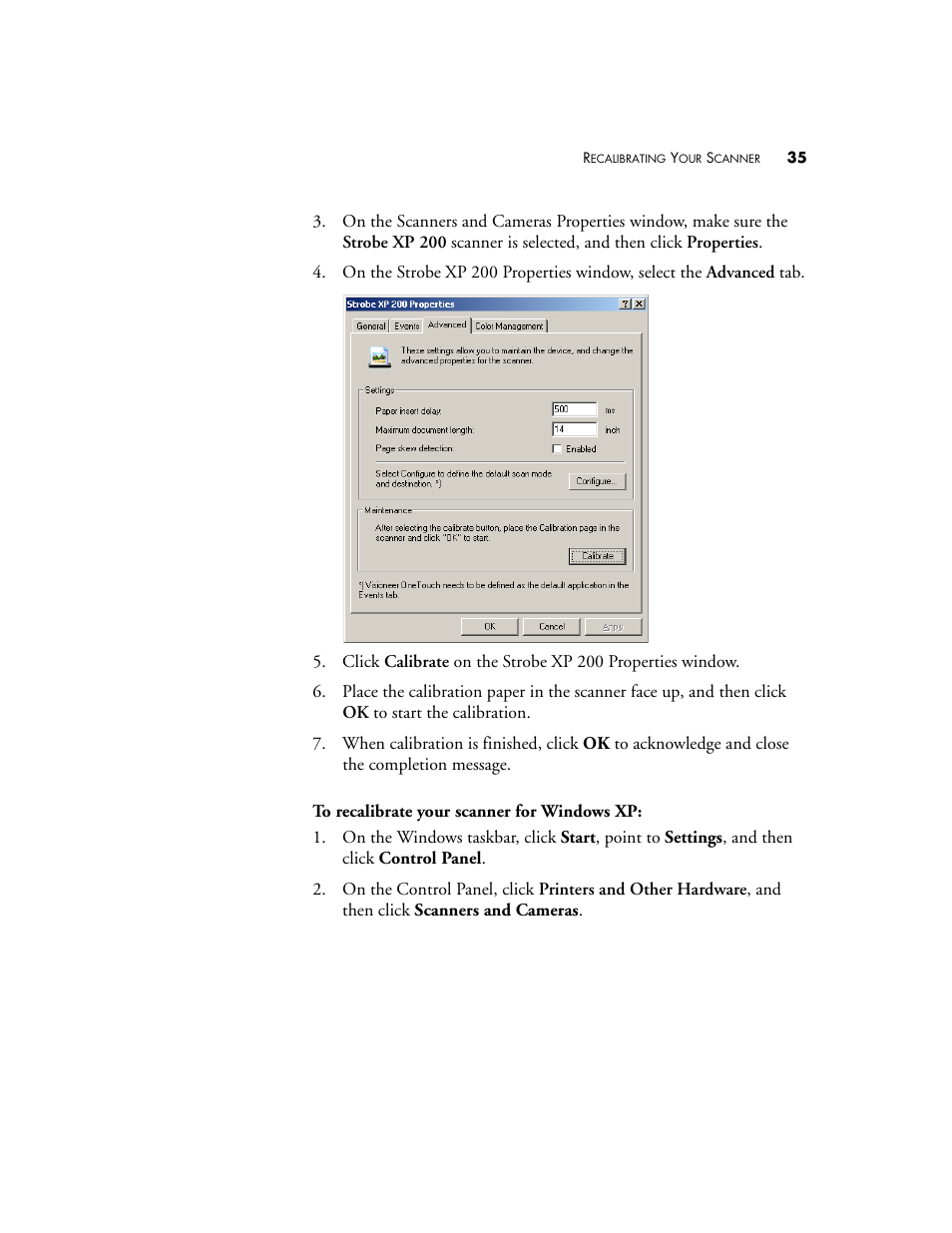 Visioneer Strobe XP 200 User Manual | Page 39 / 48