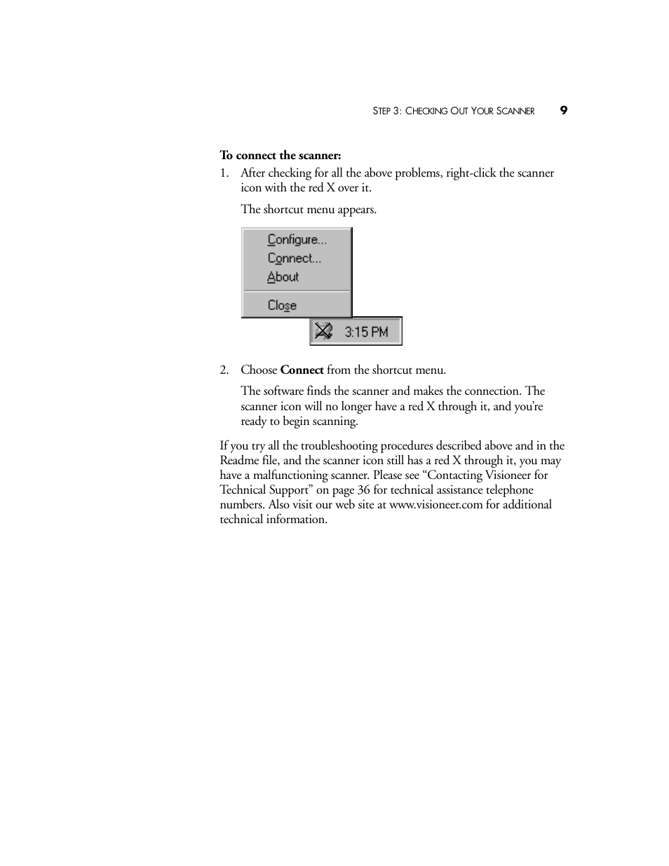 Visioneer OneTouch 58XX User Manual | Page 13 / 45