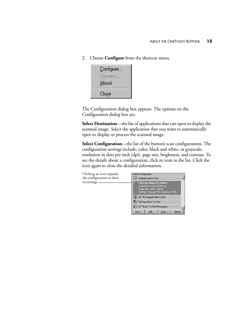 Visioneer OneTouch 58XX User Manual | Page 19 / 45