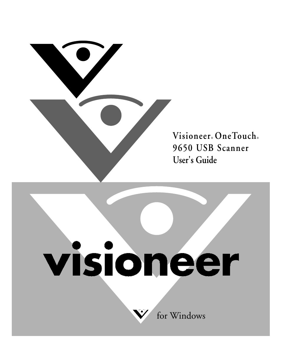 Visioneer 9650 User Manual | 158 pages