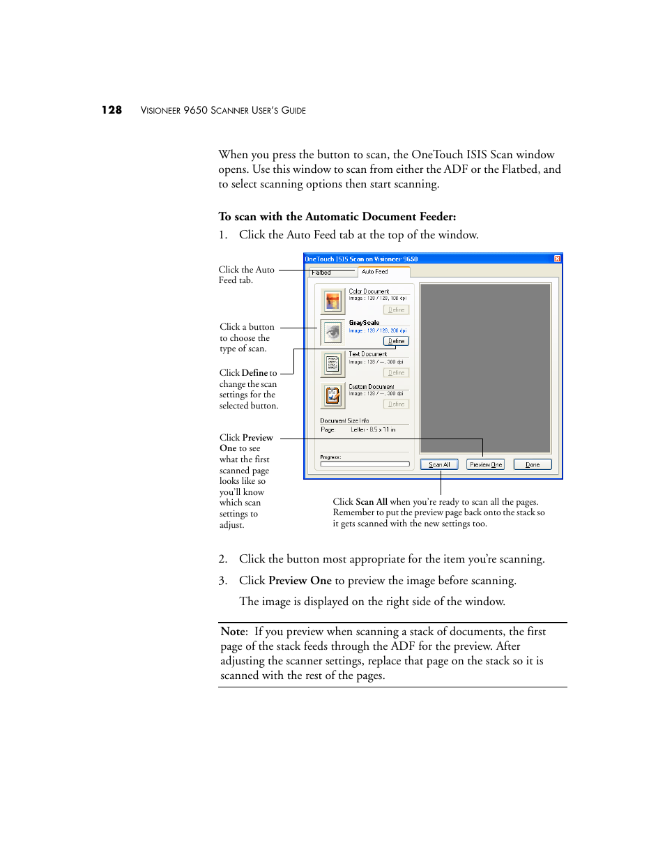 Visioneer 9650 User Manual | Page 135 / 158