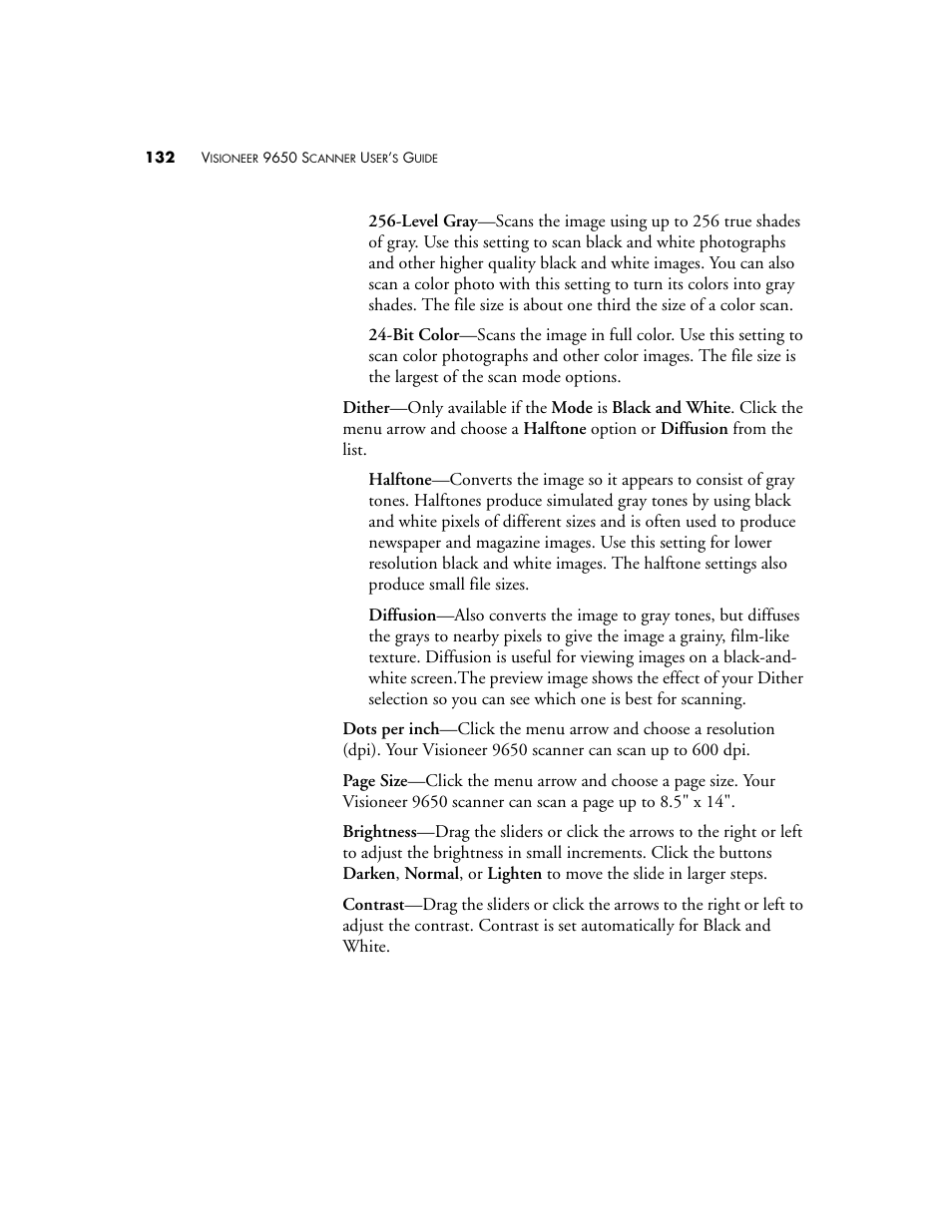 Visioneer 9650 User Manual | Page 139 / 158