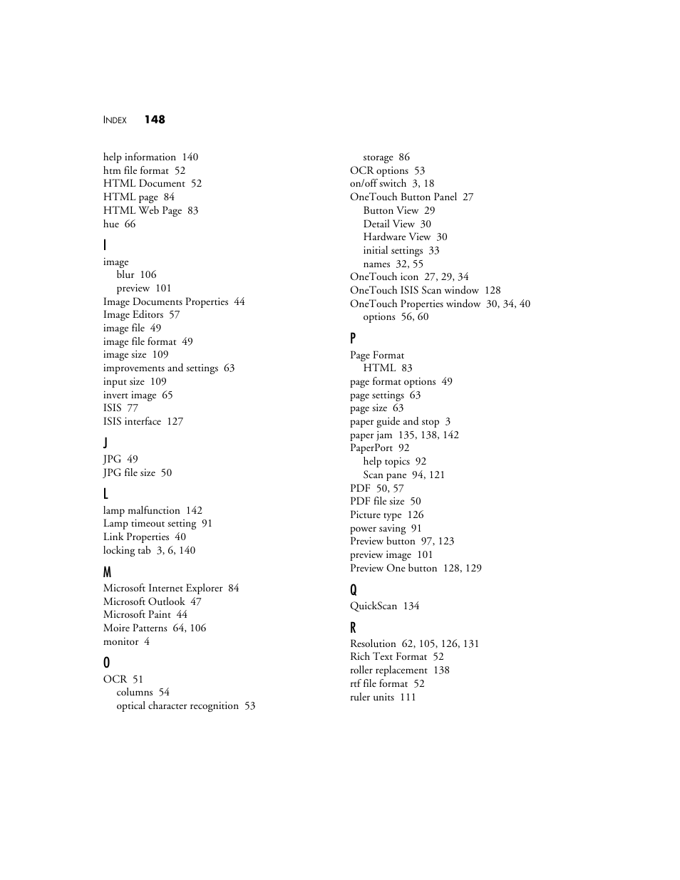 Visioneer 9650 User Manual | Page 155 / 158