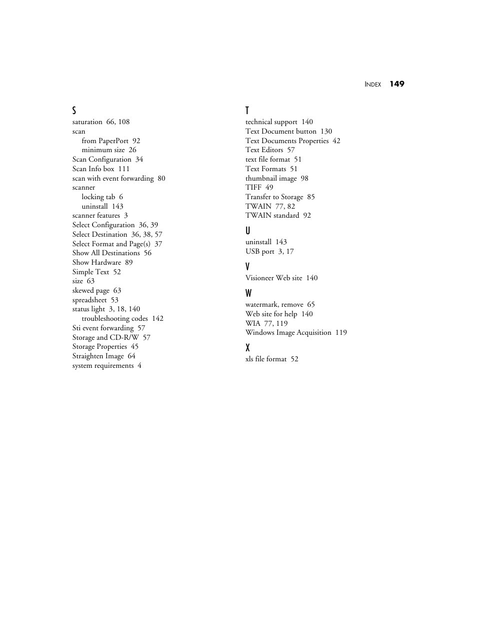 Visioneer 9650 User Manual | Page 156 / 158