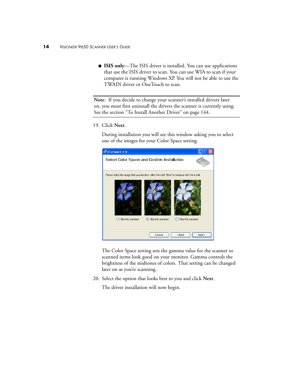Visioneer 9650 User Manual | Page 21 / 158