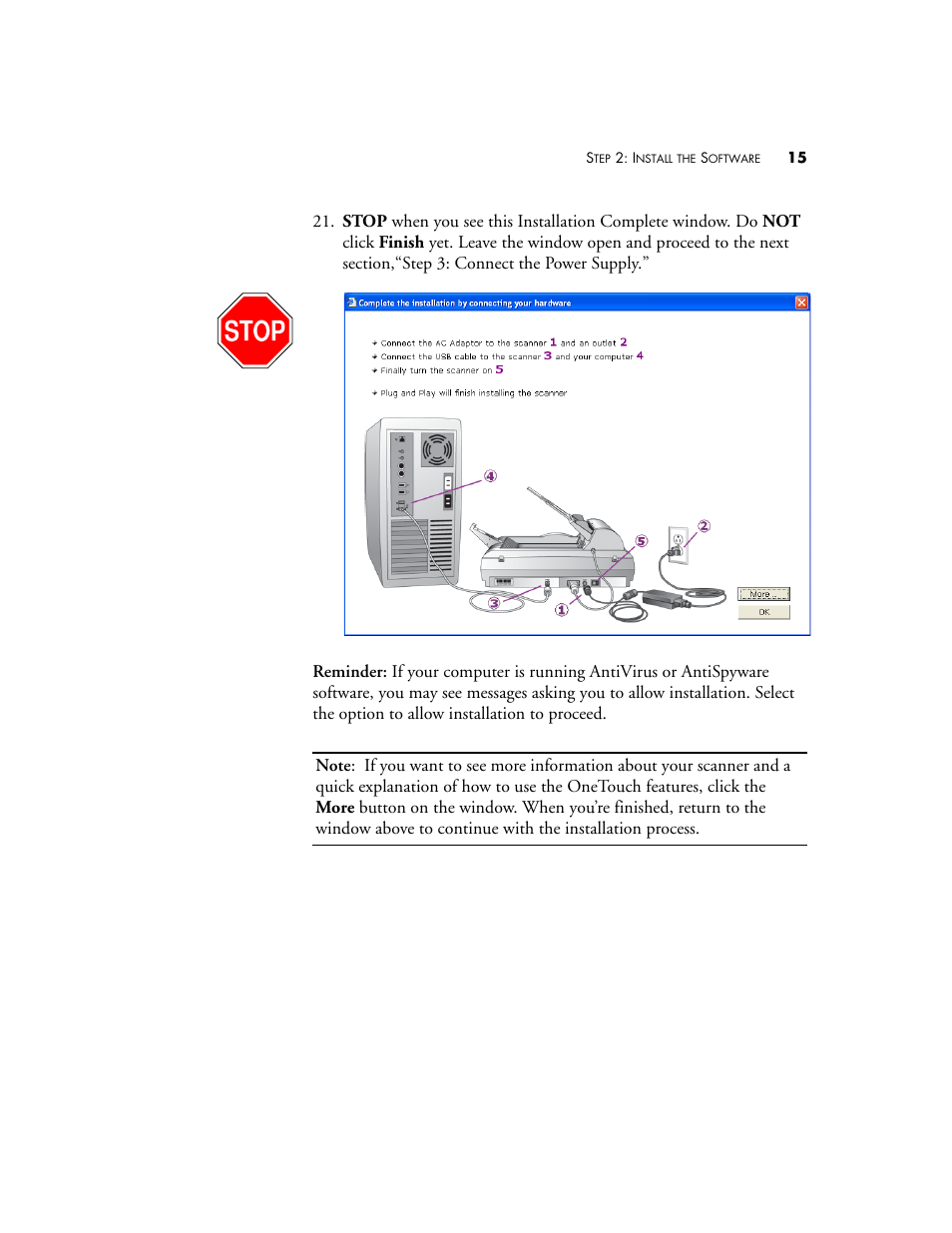 Visioneer 9650 User Manual | Page 22 / 158