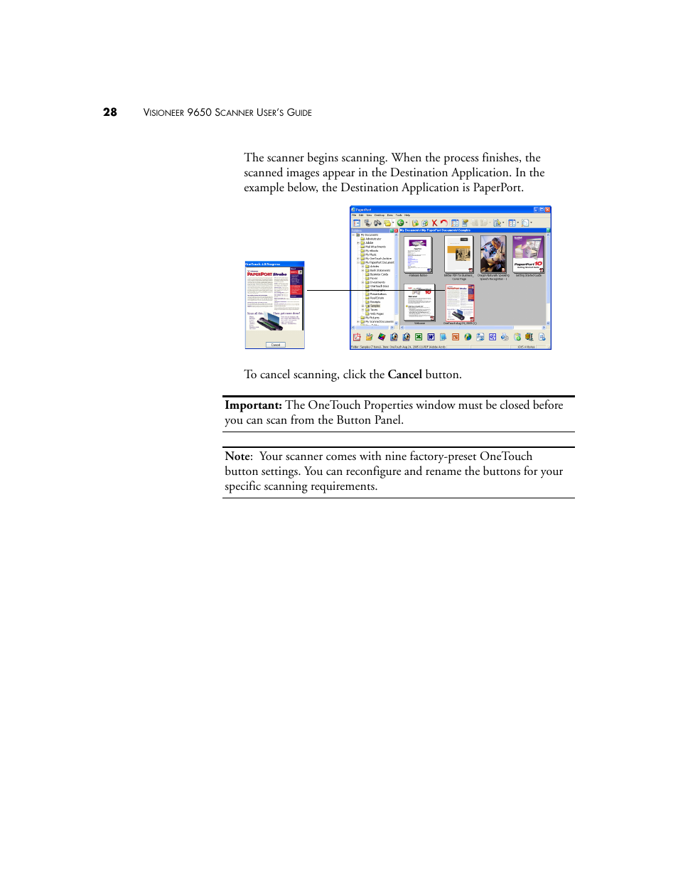 Visioneer 9650 User Manual | Page 35 / 158