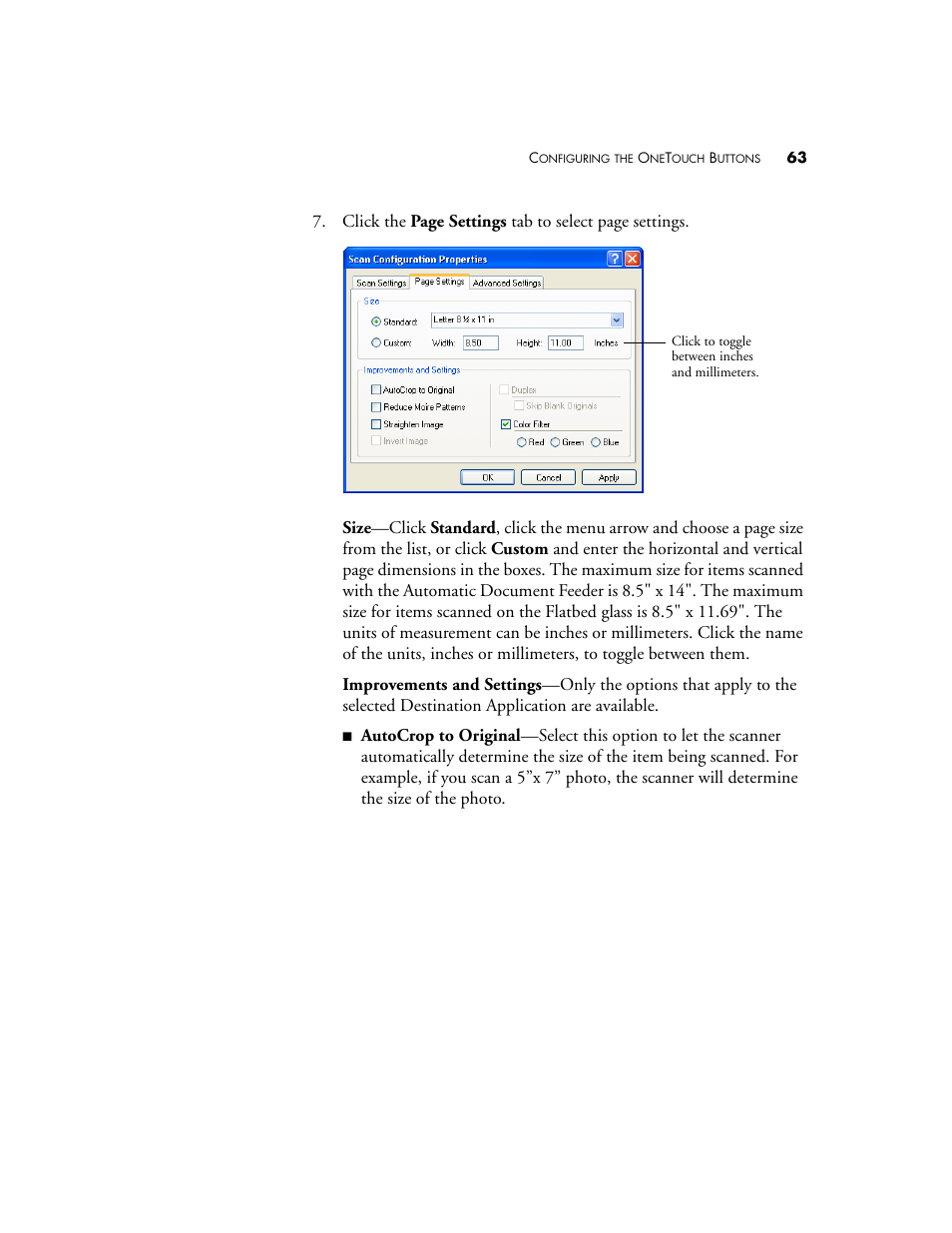 Visioneer 9650 User Manual | Page 70 / 158