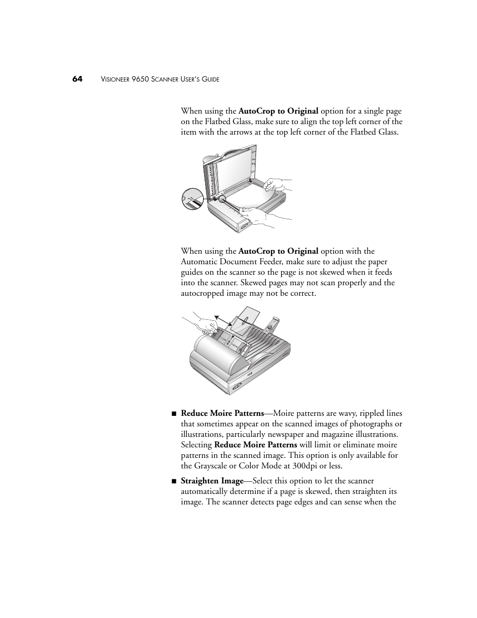 Visioneer 9650 User Manual | Page 71 / 158