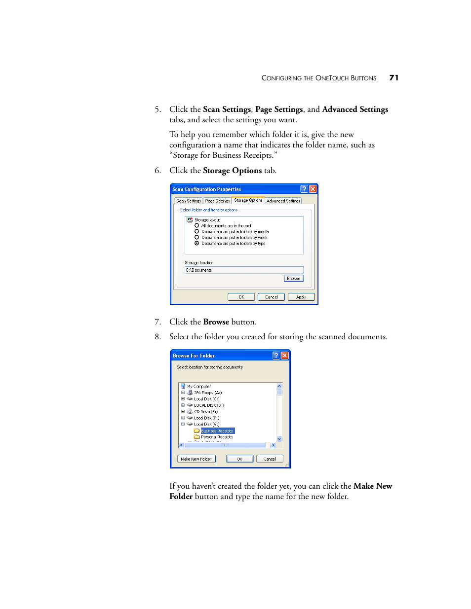 Visioneer 9650 User Manual | Page 78 / 158