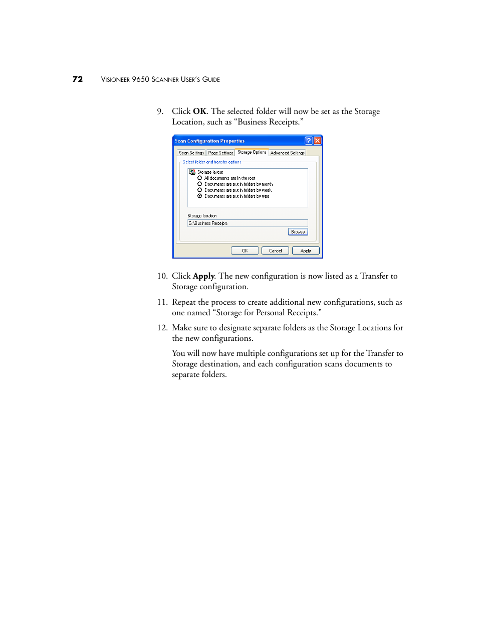 Visioneer 9650 User Manual | Page 79 / 158
