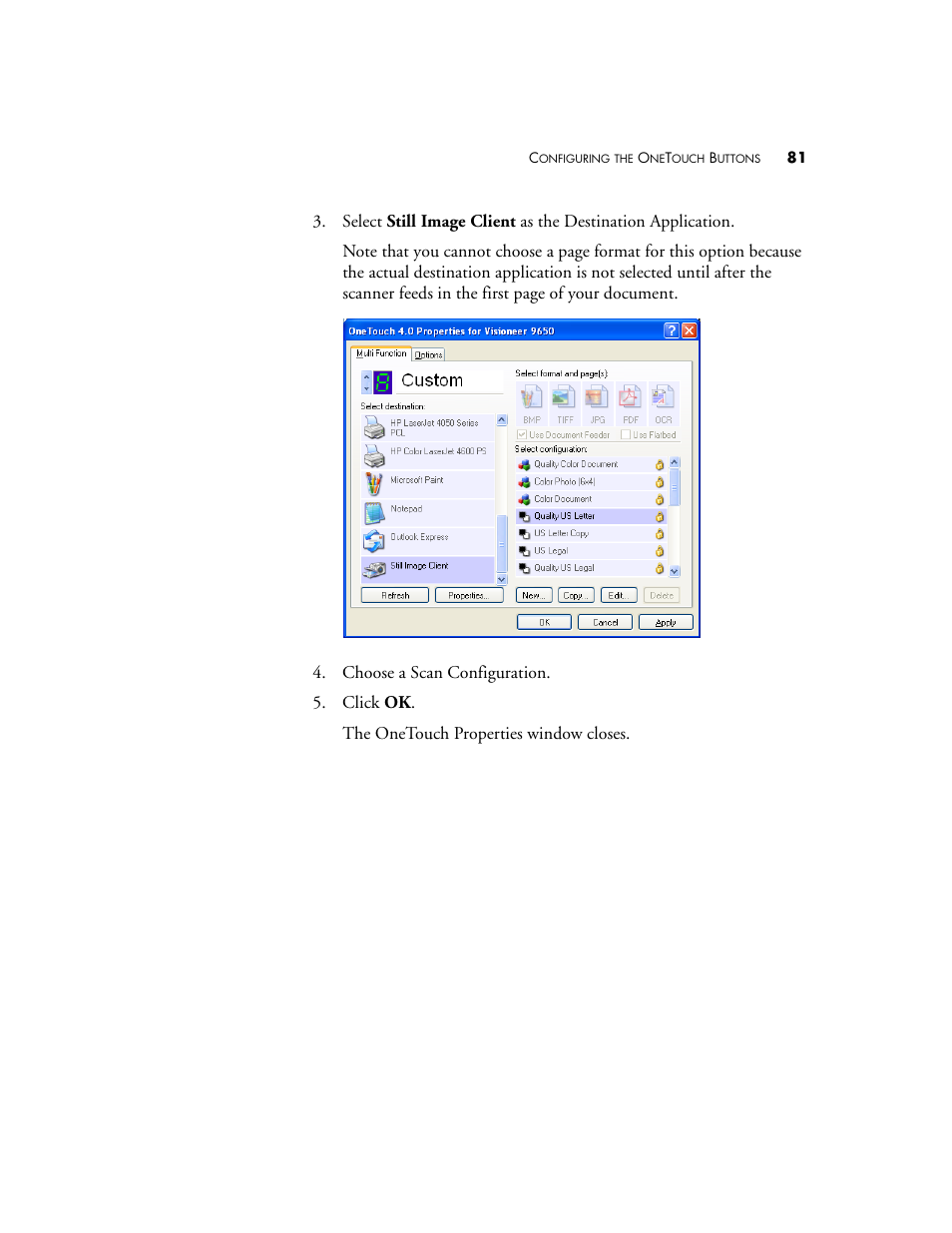 Visioneer 9650 User Manual | Page 88 / 158