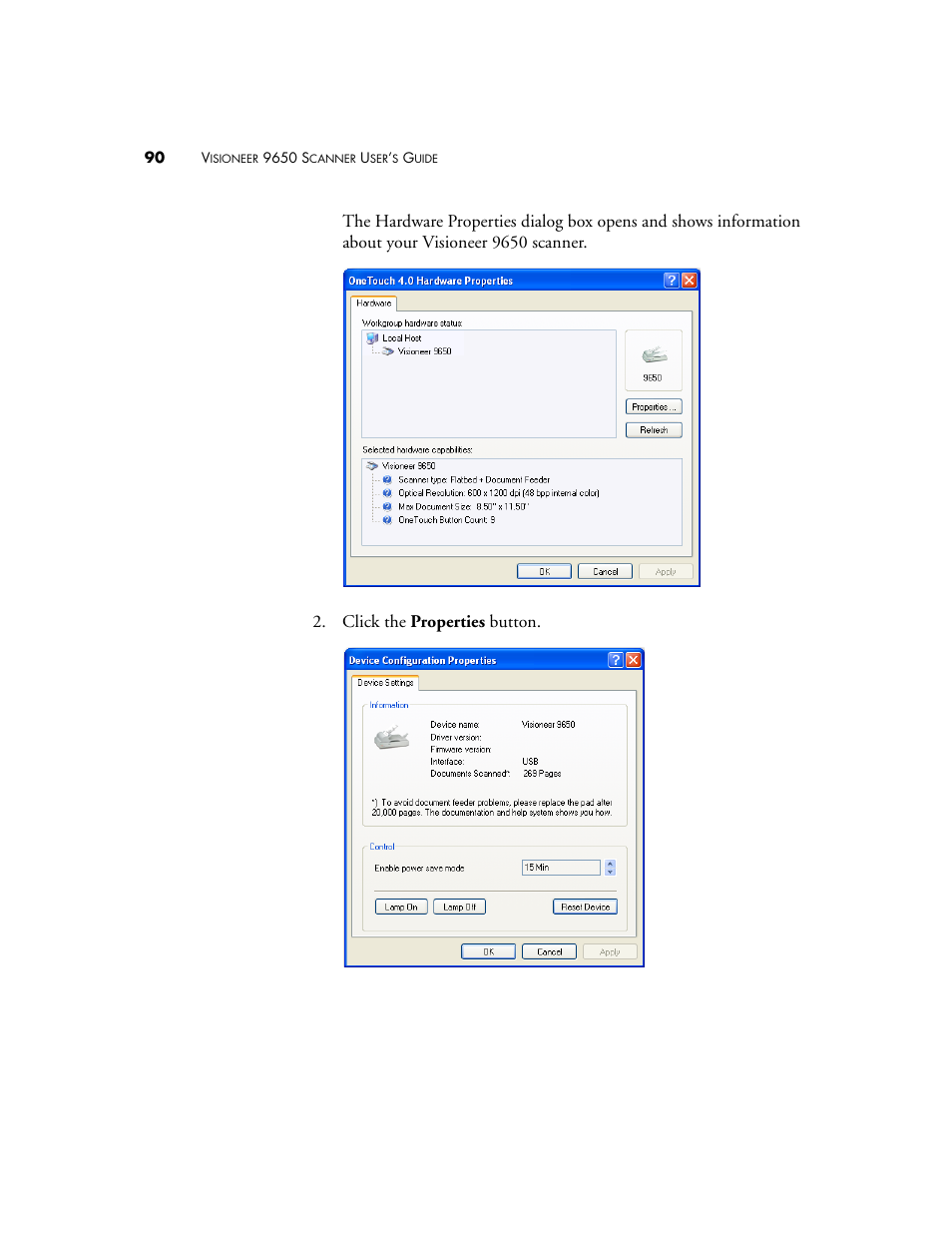 Visioneer 9650 User Manual | Page 97 / 158