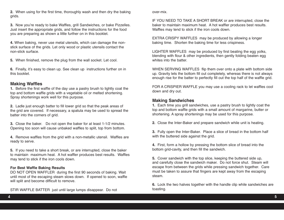Villaware 5230 User Manual | Page 3 / 11