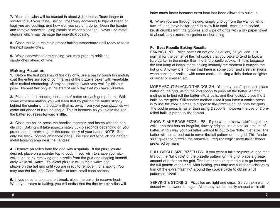 Villaware 5230 User Manual | Page 4 / 11