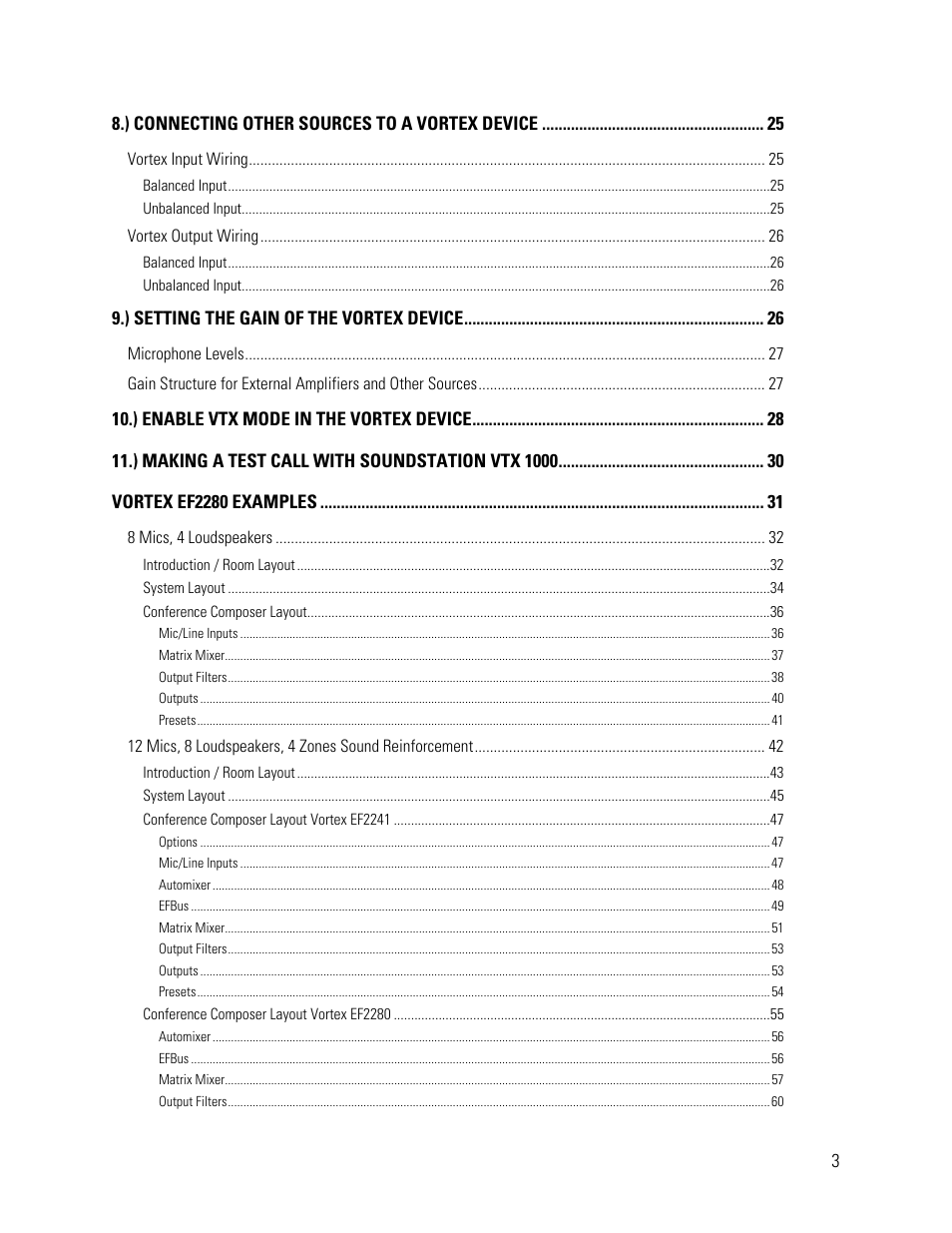 Vortex Media VTX 1000 User Manual | Page 3 / 103