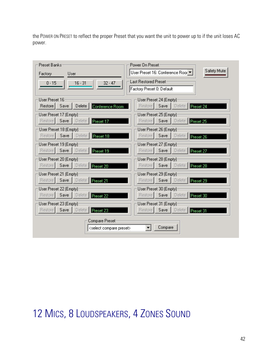 12 m, Oudspeakers, Ones | Ound | Vortex Media VTX 1000 User Manual | Page 42 / 103