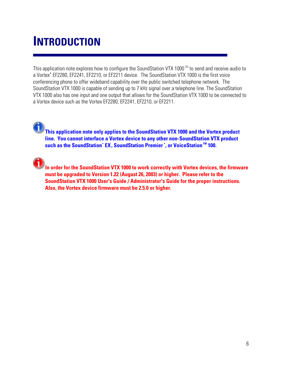 Introduction, Ntroduction | Vortex Media VTX 1000 User Manual | Page 6 / 103