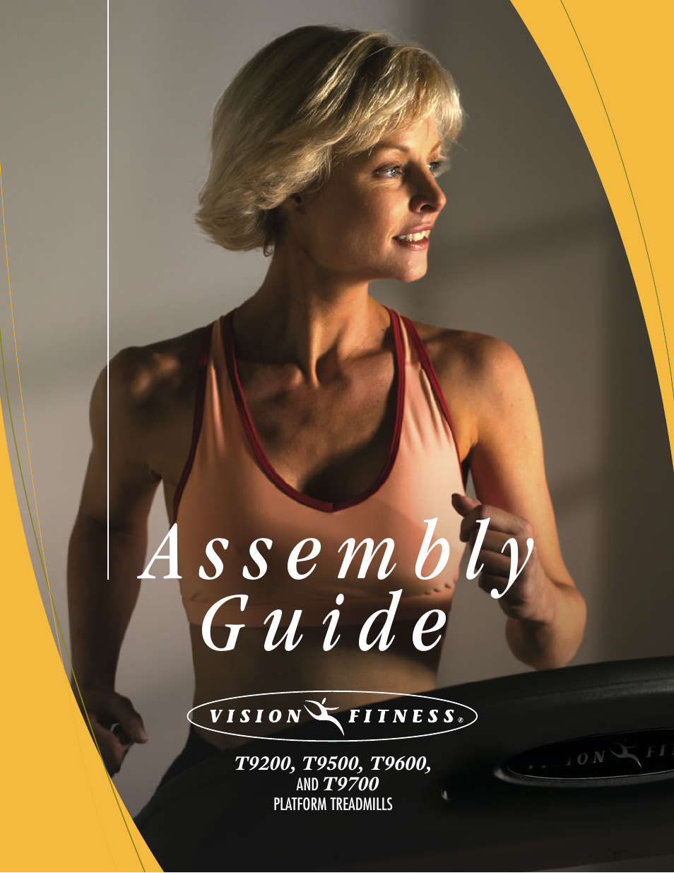 Vision Fitness T9200 (TM186) User Manual | 8 pages