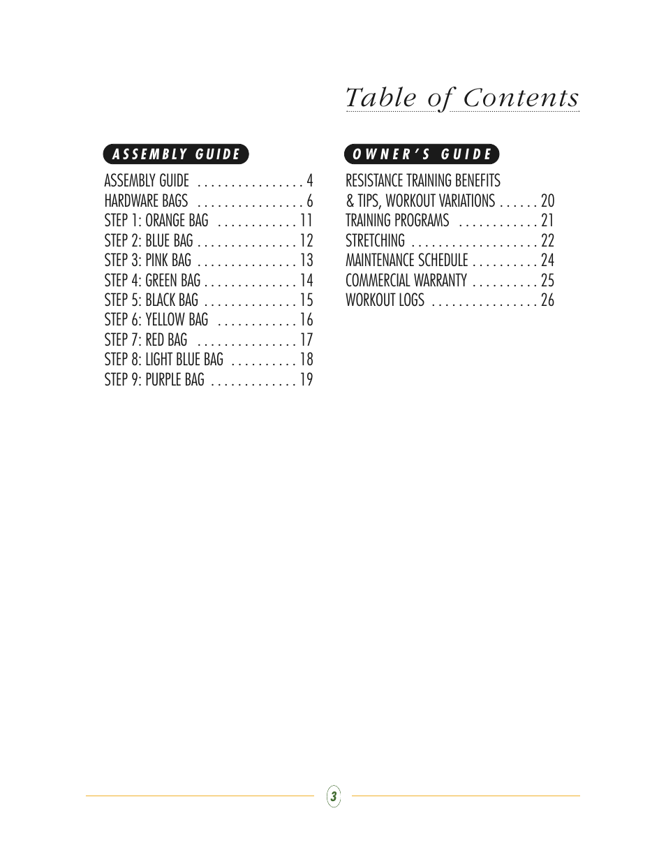 Vision Fitness ST720 User Manual | Page 3 / 32