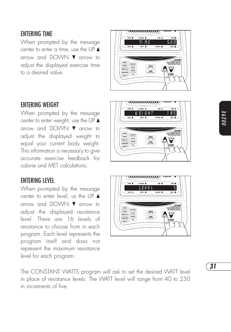 Vision Fitness X6200HRT User Manual | Page 35 / 60