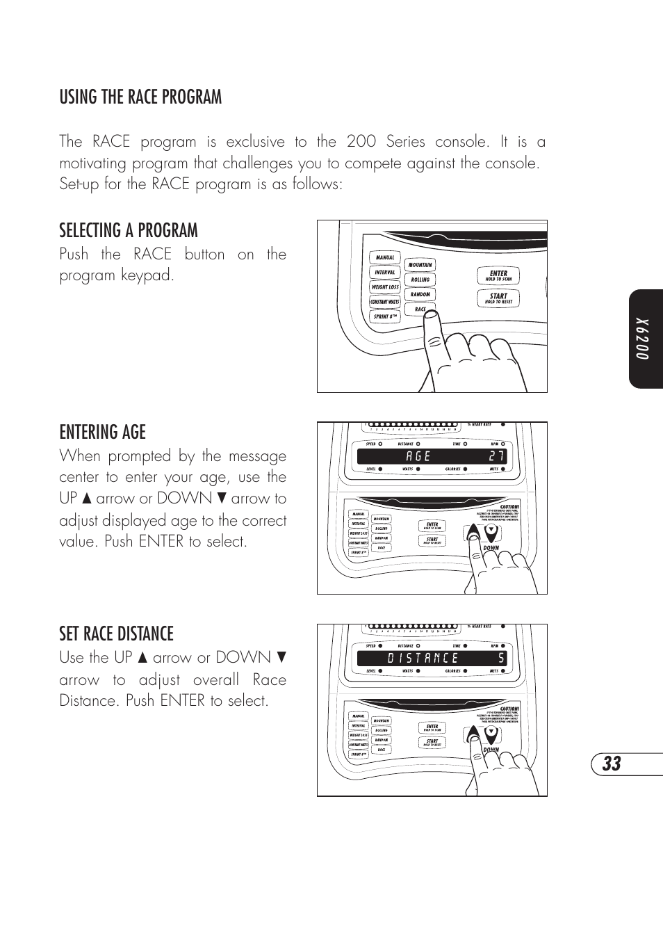 Vision Fitness X6200HRT User Manual | Page 37 / 60