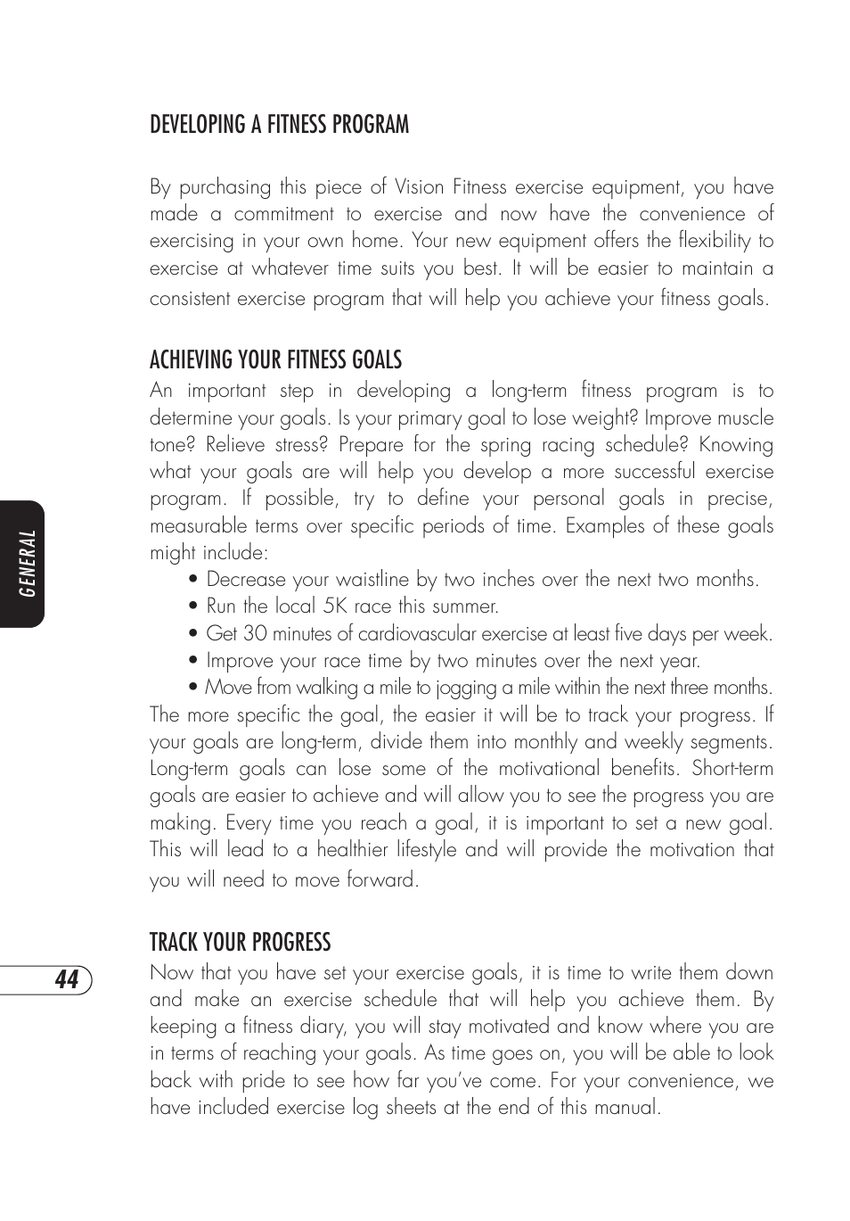 Vision Fitness X6200HRT User Manual | Page 48 / 60