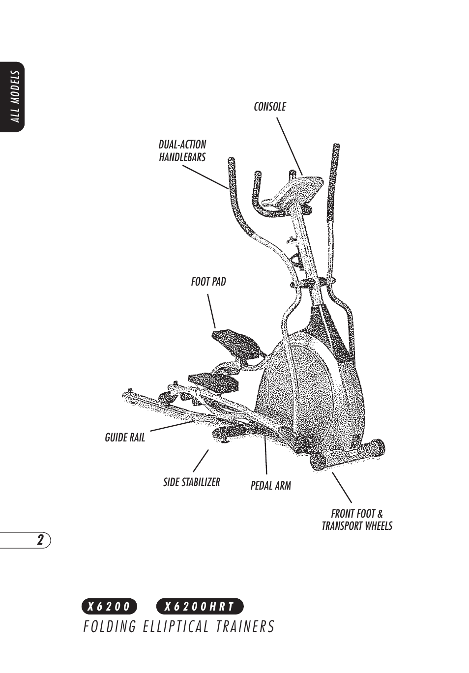 Vision Fitness X6200HRT User Manual | Page 6 / 60