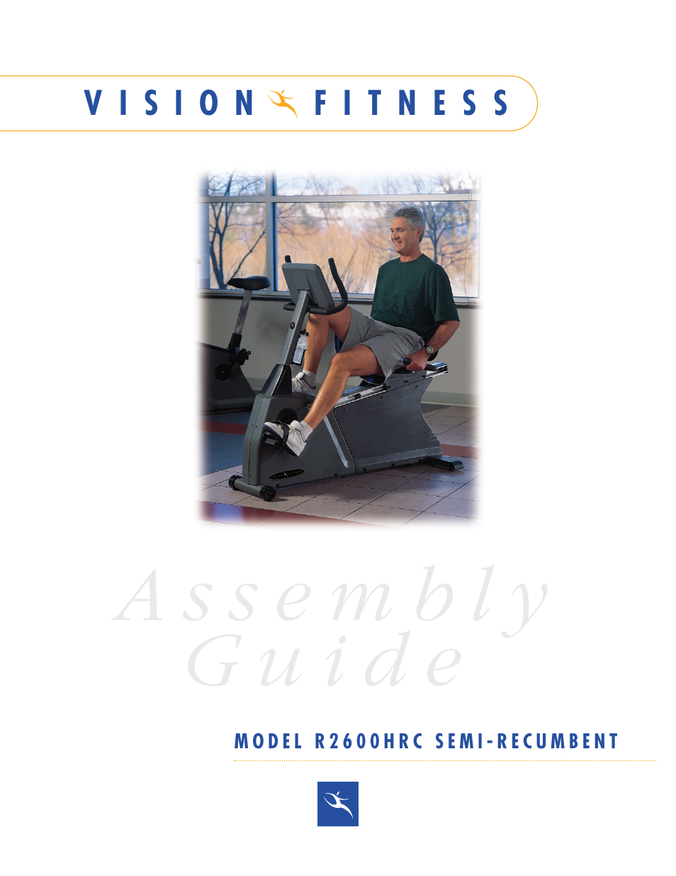 Vision Fitness R2600HRC User Manual | 7 pages