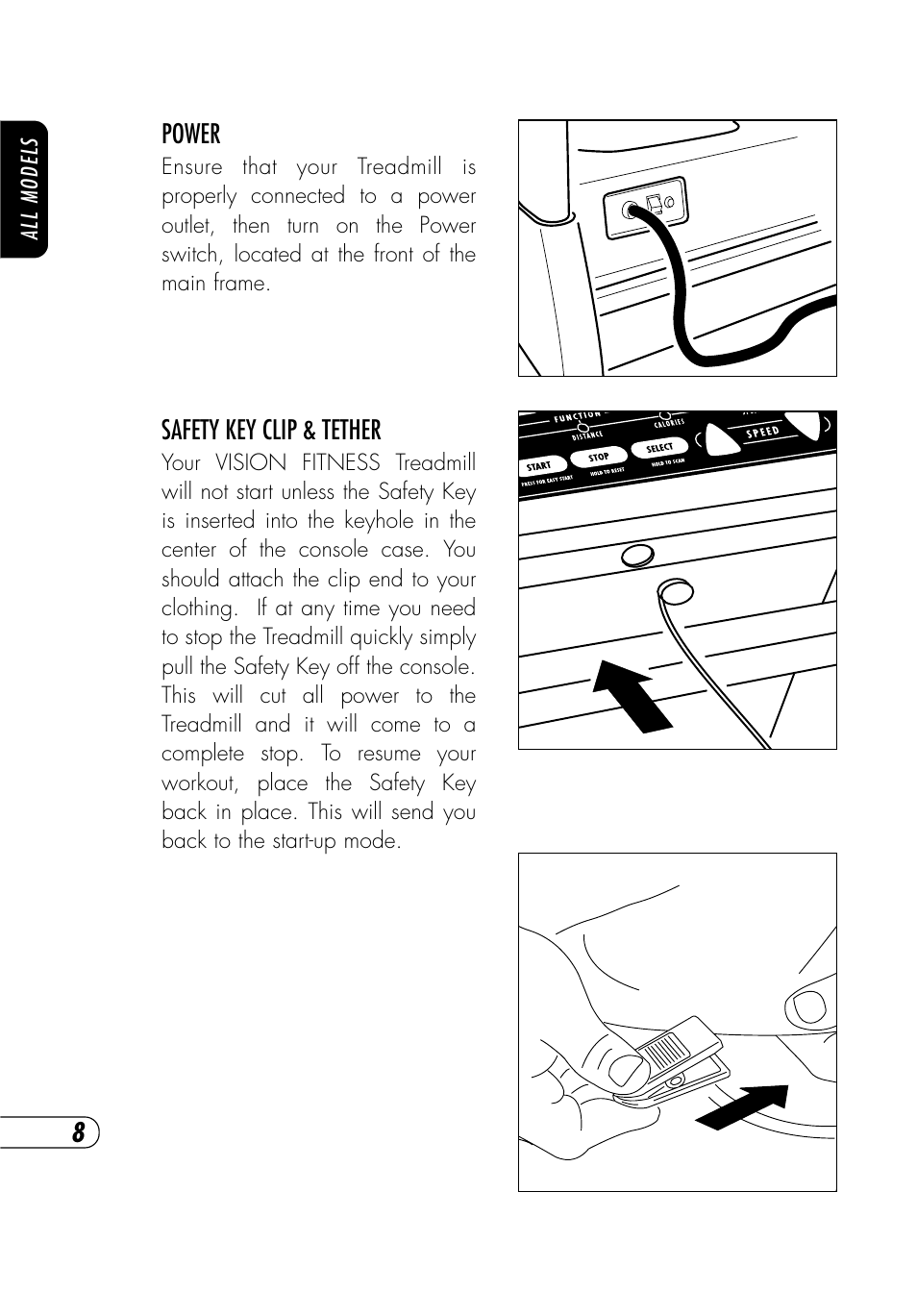 Vision Fitness T9100 User Manual | Page 12 / 40