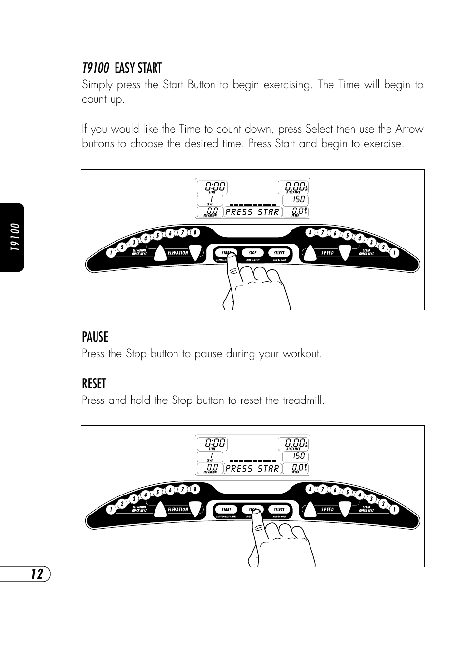 Vision Fitness T9100 User Manual | Page 16 / 40