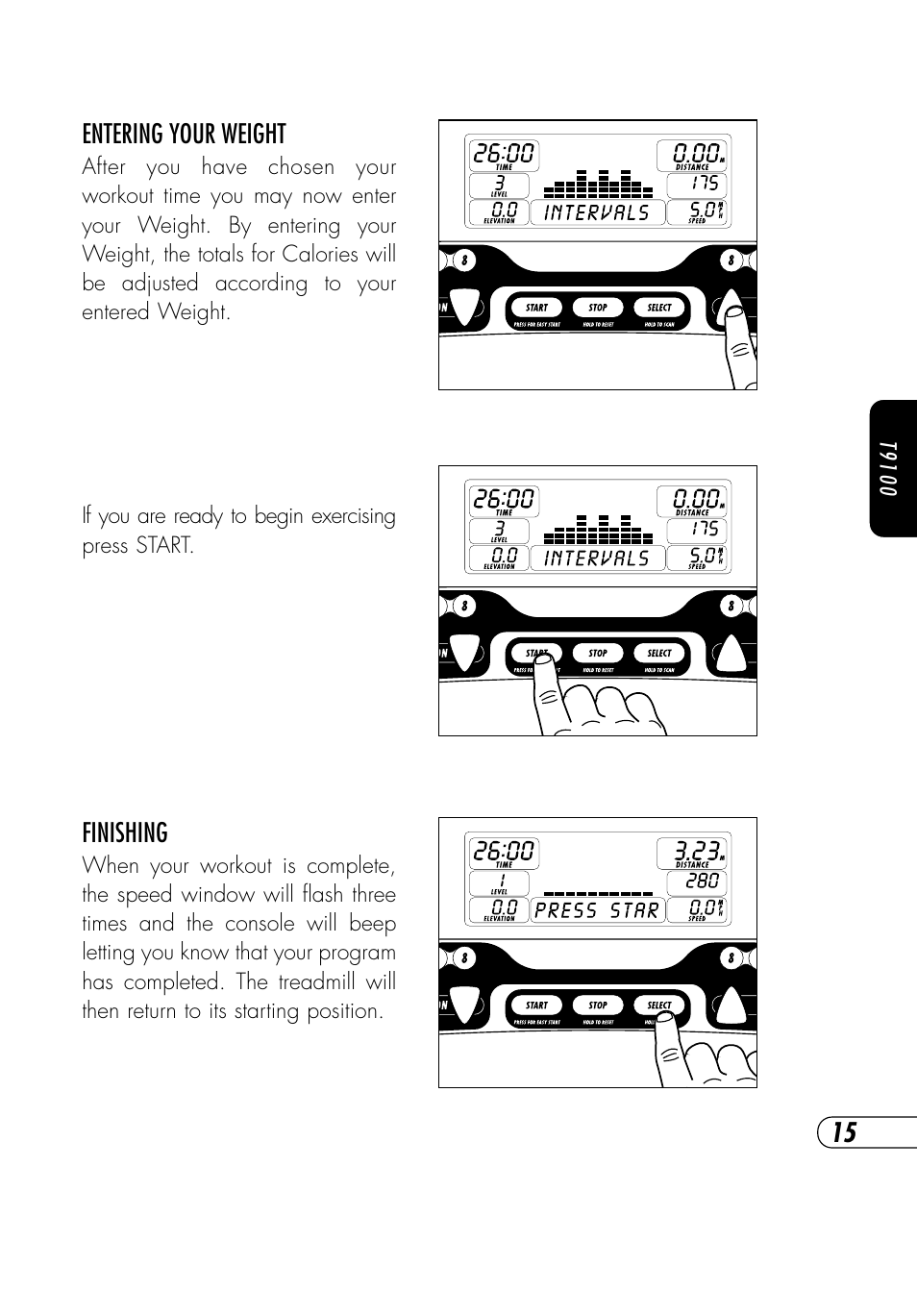 Vision Fitness T9100 User Manual | Page 19 / 40