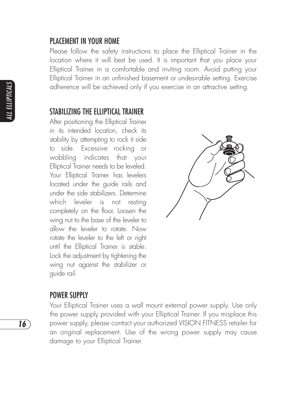 Vision Fitness E3200 User Manual | Page 20 / 72