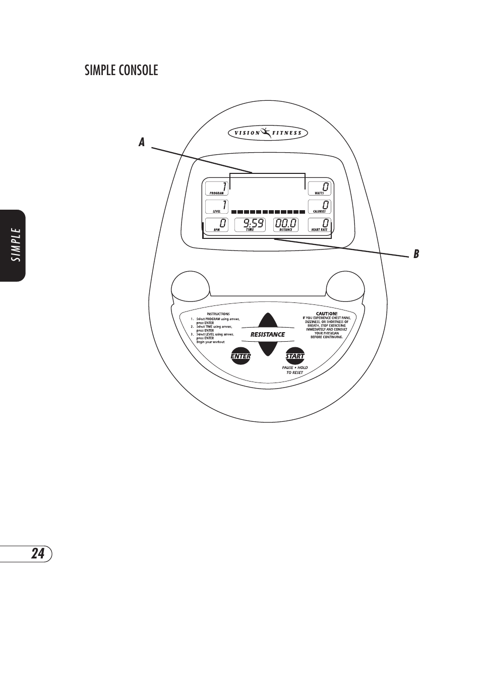 Vision Fitness E3200 User Manual | Page 28 / 72