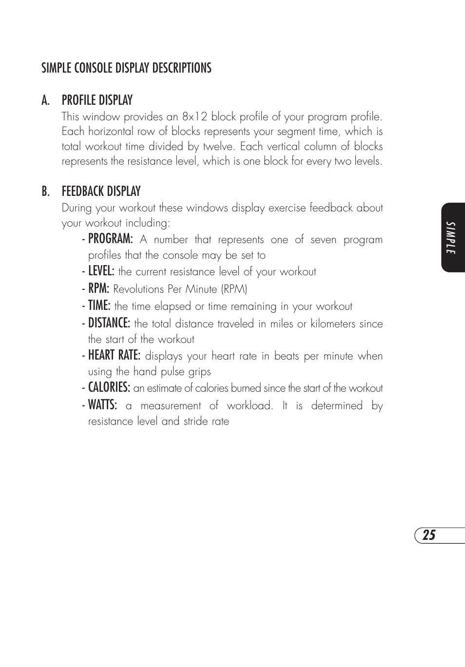 Vision Fitness E3200 User Manual | Page 29 / 72