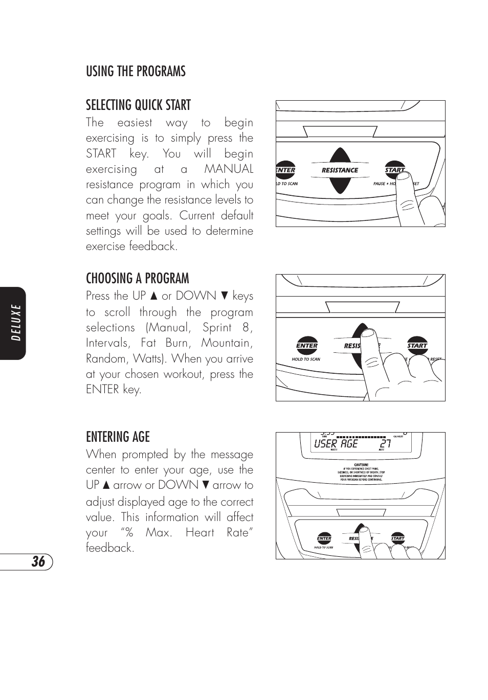 Vision Fitness E3200 User Manual | Page 40 / 72