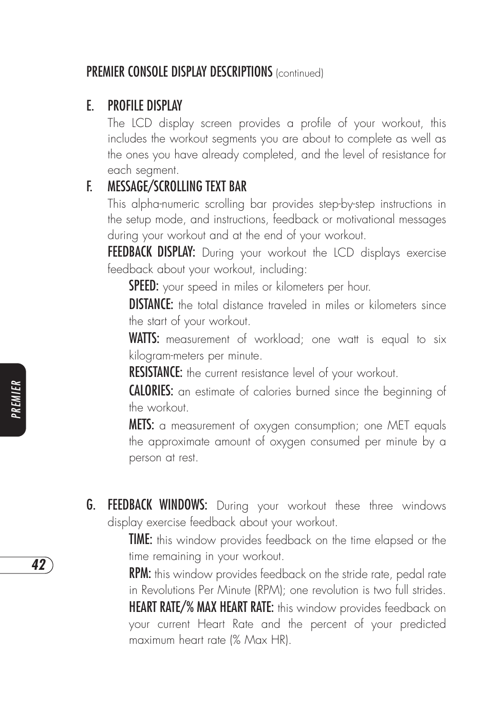 Vision Fitness E3200 User Manual | Page 46 / 72