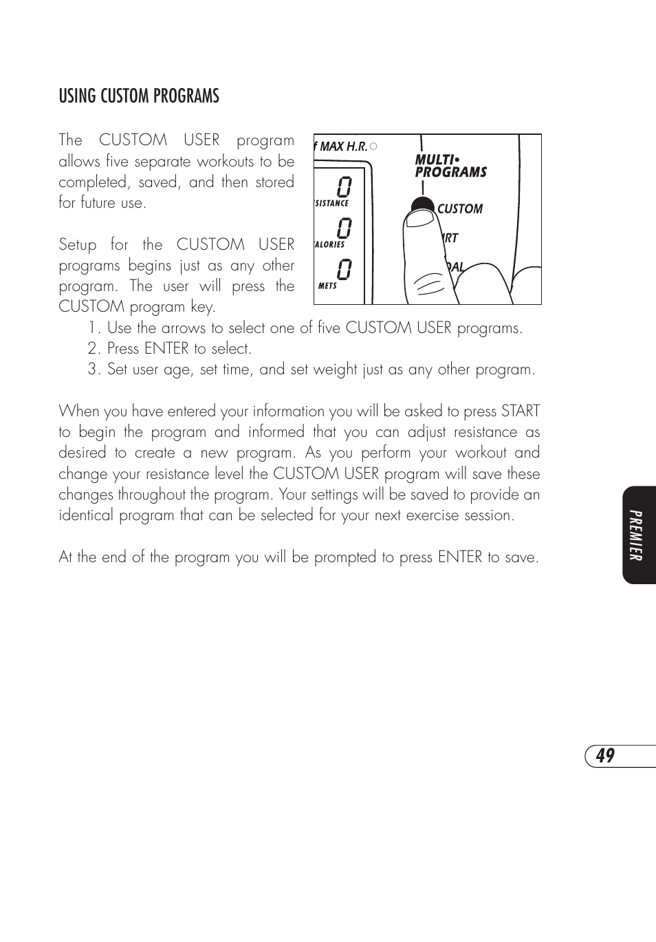 Vision Fitness E3200 User Manual | Page 53 / 72