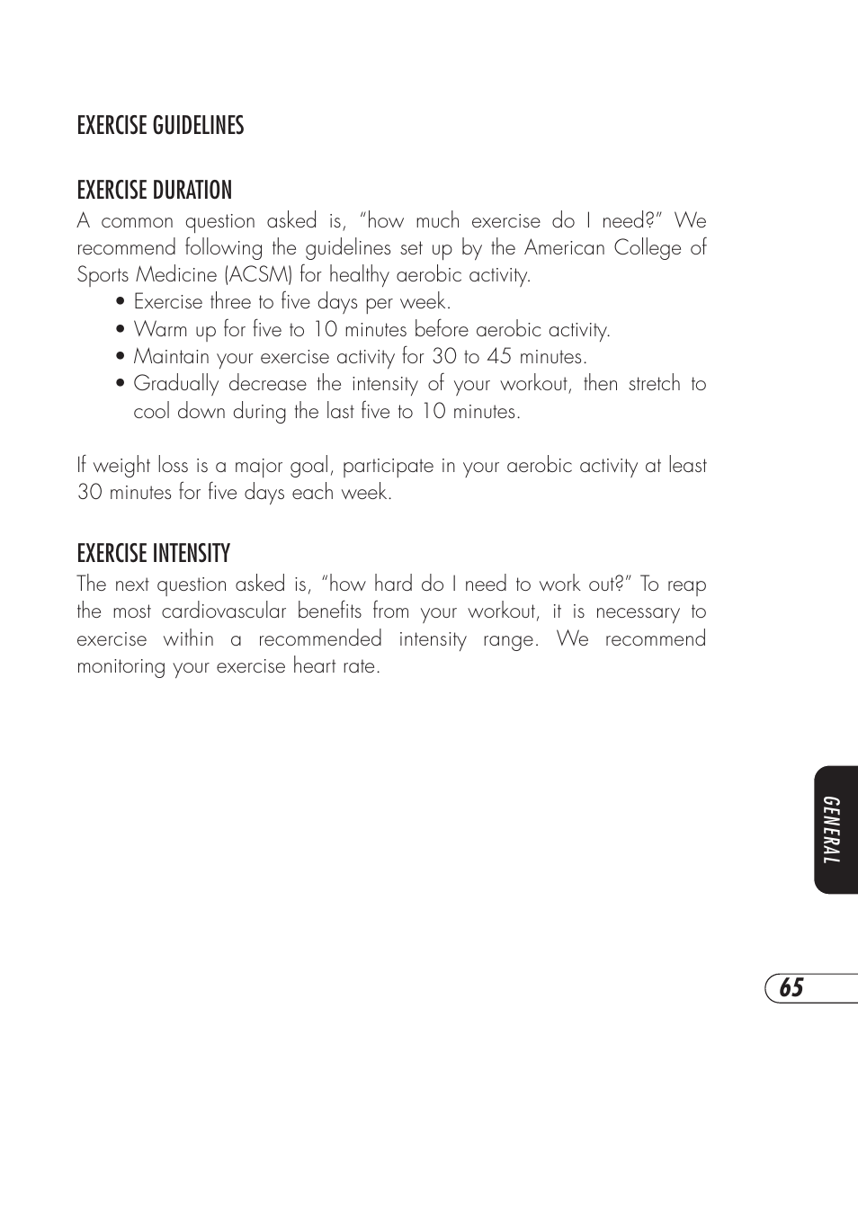 Vision Fitness E3200 User Manual | Page 69 / 72