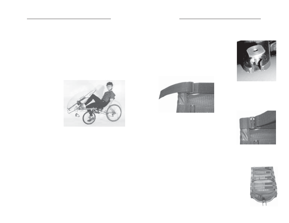 The vision seat leg length / the chain | Vision Fitness R65 User Manual | Page 7 / 10