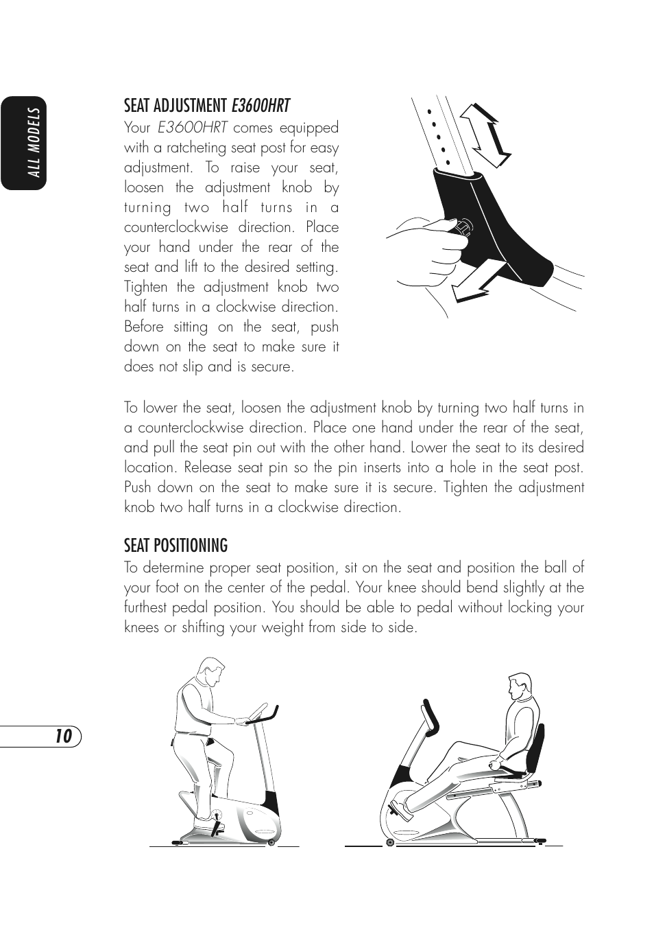 Vision Fitness R2600HRT User Manual | Page 14 / 60