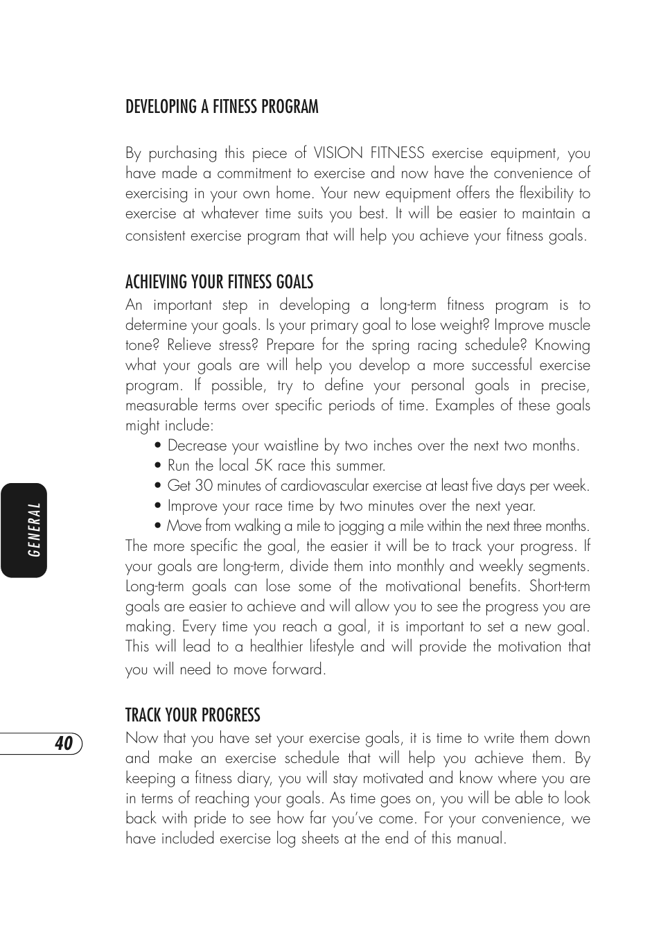 Vision Fitness R2600HRT User Manual | Page 44 / 60