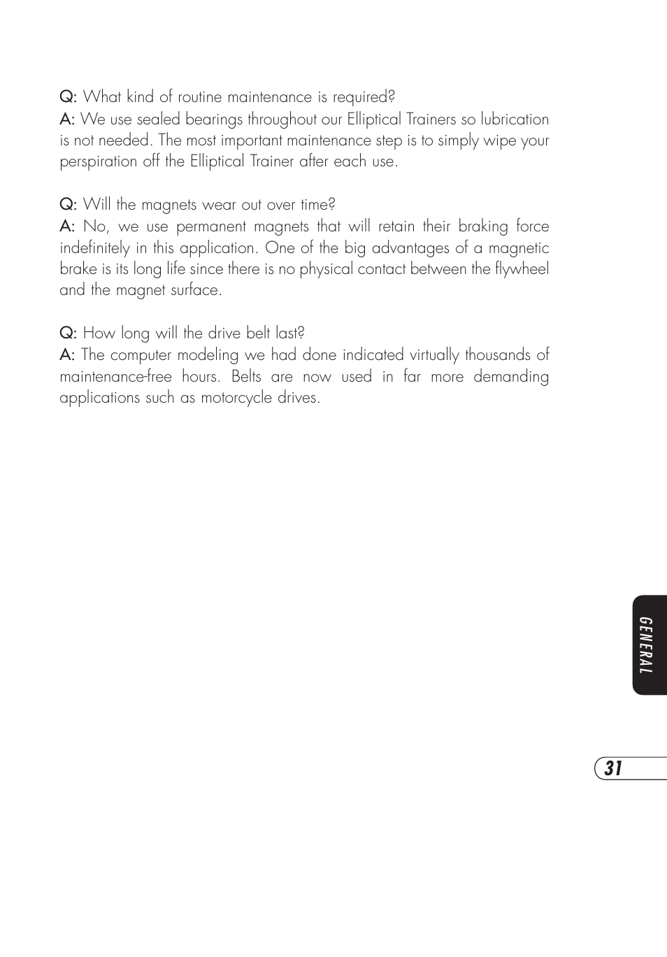 Vision Fitness X6000 User Manual | Page 35 / 56