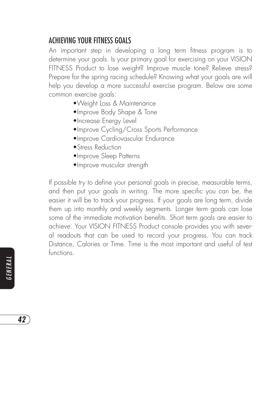 Vision Fitness X6000 User Manual | Page 46 / 56