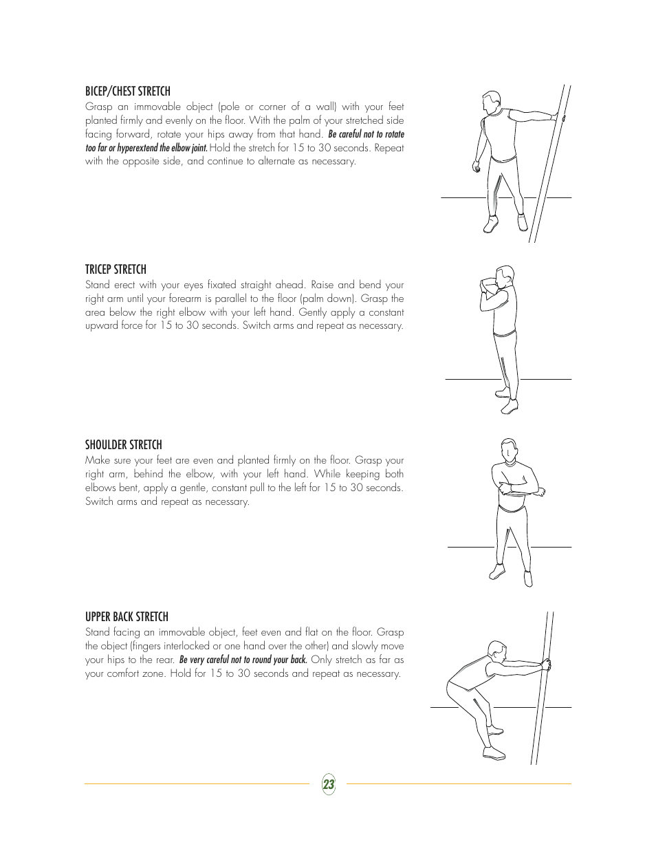 Vision Fitness ST770 User Manual | Page 23 / 32