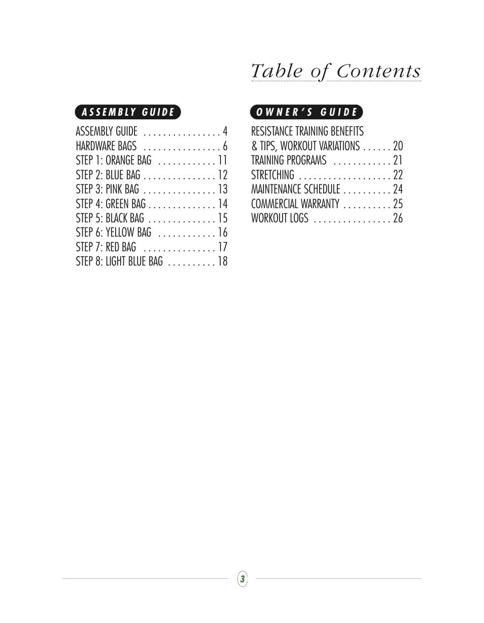 Vision Fitness ST770 User Manual | Page 3 / 32